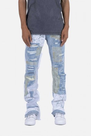 Blue/White Mnml D101 Straight Denim Straight Denim | 341-URZMGO