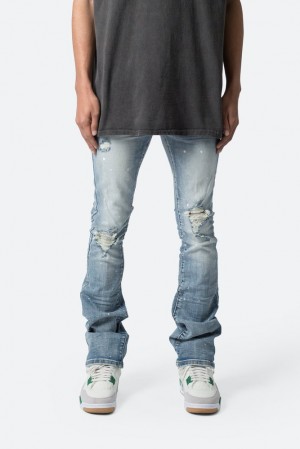 Blue Mnml X598 Skinny Stacked Denim Skinny Denim | UZXJEAN-81