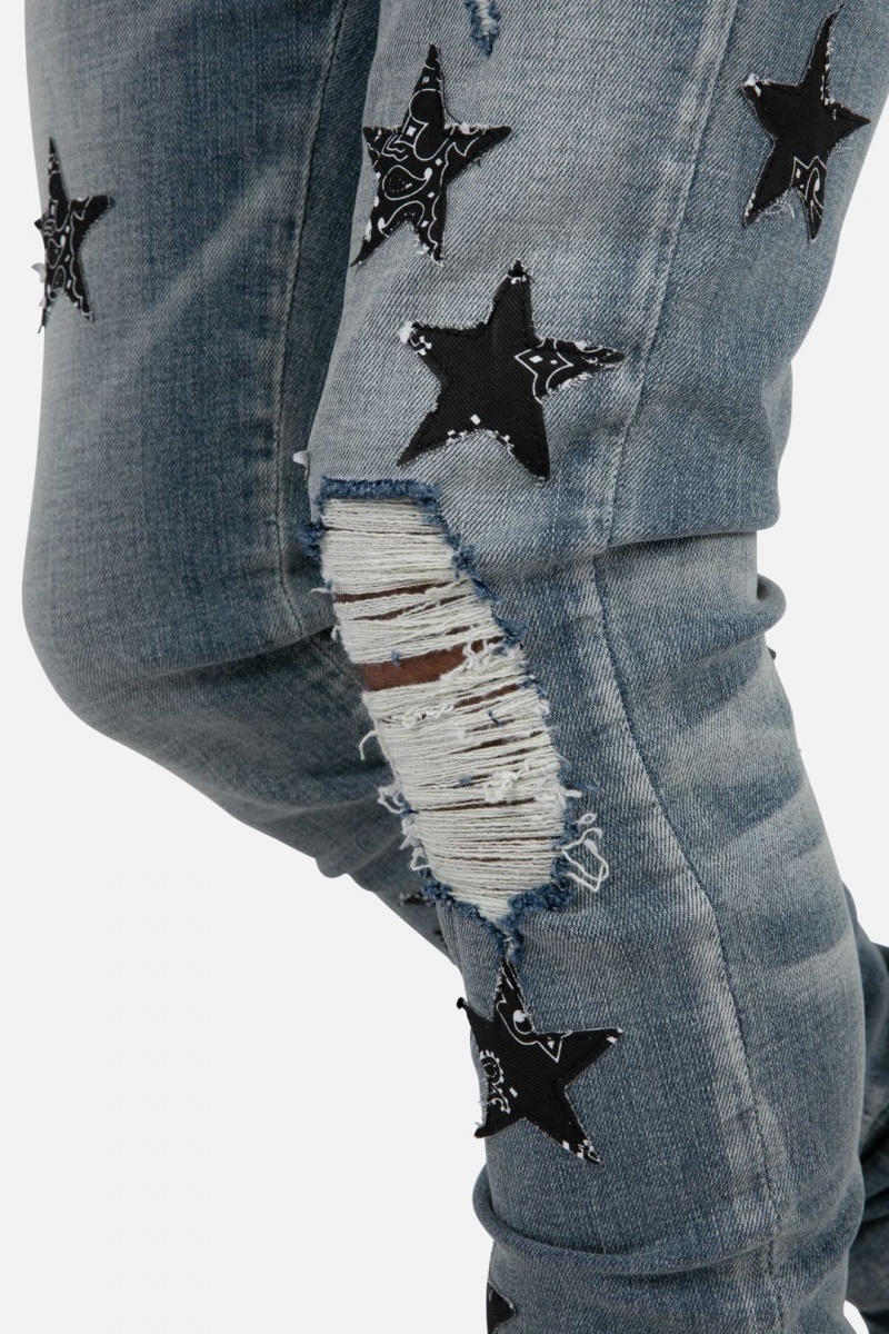 Blue/Black Mnml X462 Star Skinny Denim Skinny Denim | 495-STXMHR